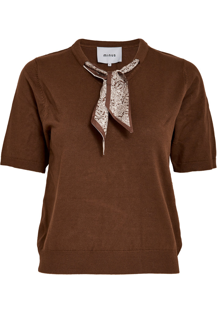 Minus MSRefaela Knit T-Shirt T-Shirt 3681 Tiramisu