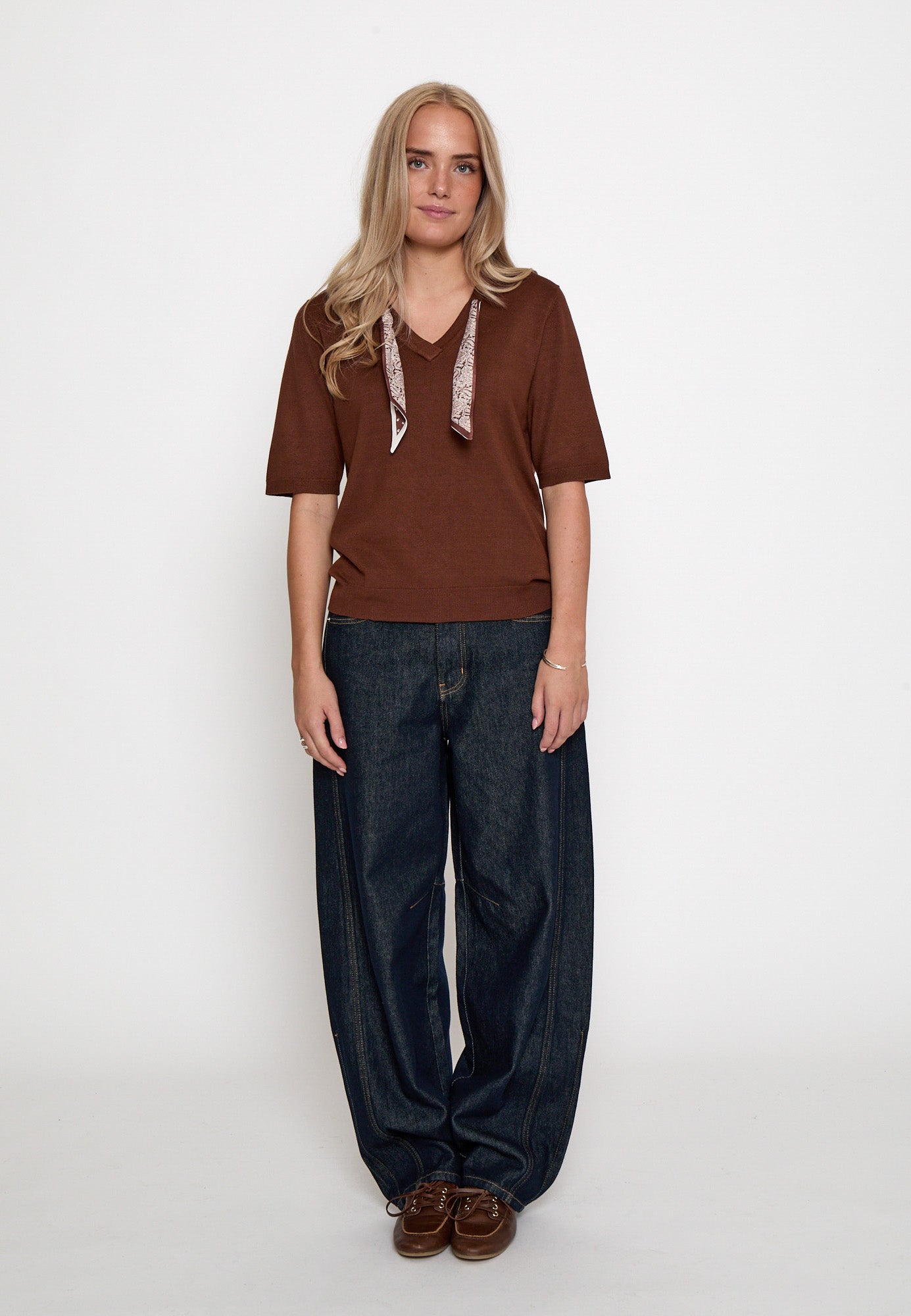 Minus MSRefaela Knit T-Shirt T-Shirt 3681 Tiramisu