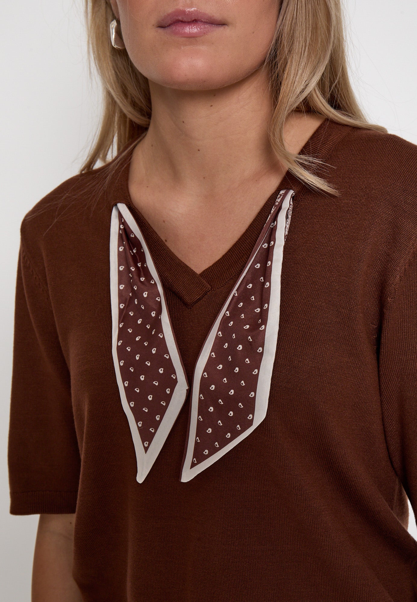 Minus MSRefaela Knit T-Shirt T-Shirt 3681 Tiramisu