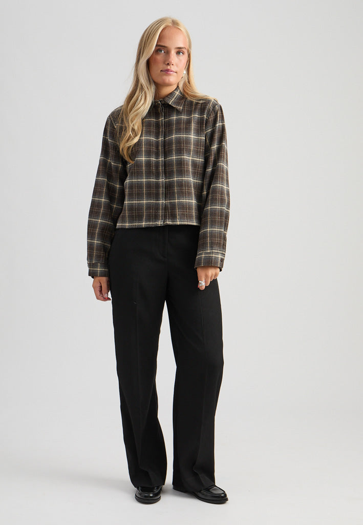 Minus MSRegine Shirt Shirt 3681C Tiramisu Checked