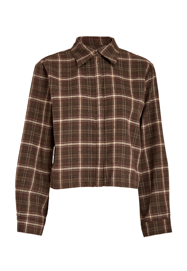 Minus MSRegine Shirt Shirt 4009C Andorra Red Checked