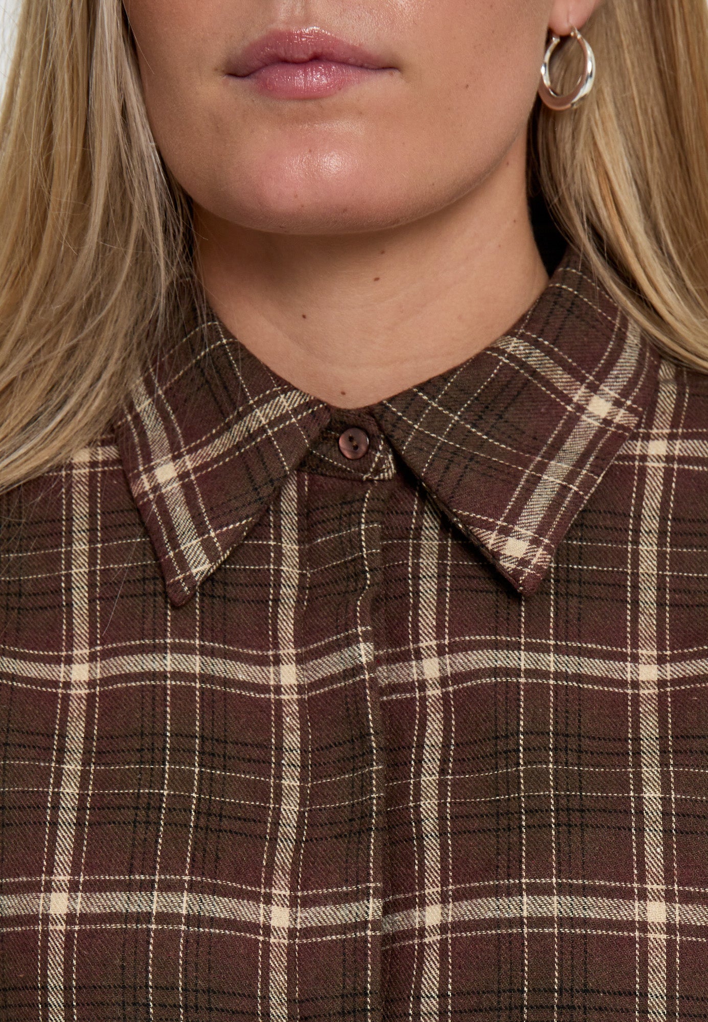 Minus MSRegine Shirt Shirt 4009C Andorra Red Checked