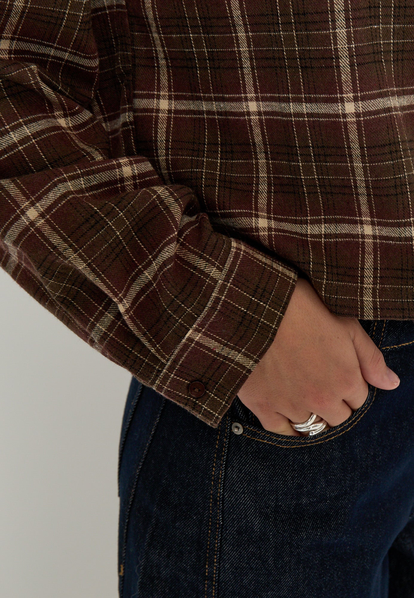Minus MSRegine Shirt Shirt 4009C Andorra Red Checked