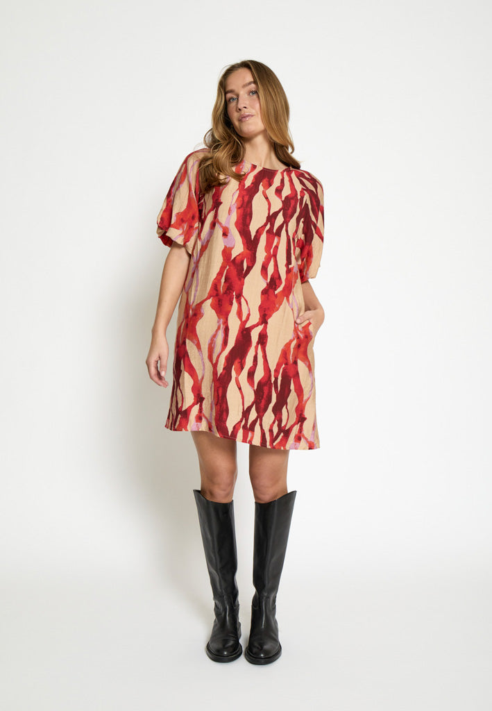 Minus MSRikki Short Dress Dress 4071P GRENADINE PRINT