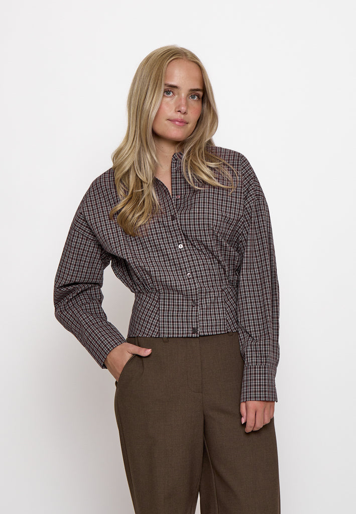 Minus MSRobina Shirt Shirt 4009C Andorra Red Checked