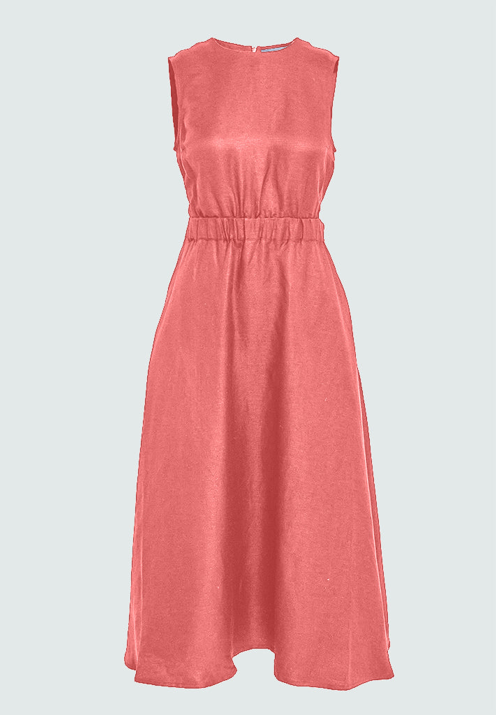 Minus MSSabbi Midi Linen Dress Dress 641 Dubarry