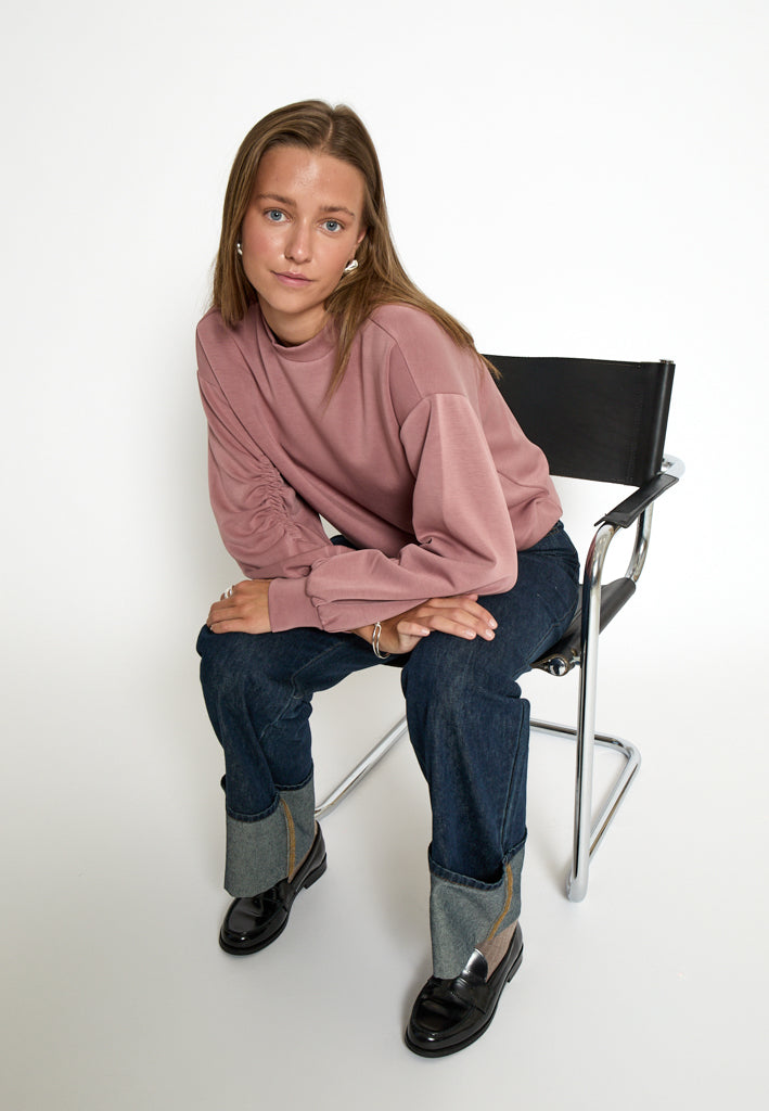 Minus MSSabi Sweat Sweatshirt 4458 Ash Rose