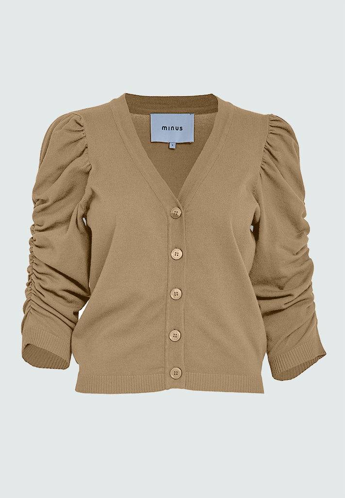 Minus MSSeana Knit Cardigan Cardigans 0312M Tan Melange