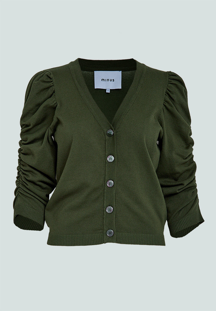 Minus MSSeana Knit Cardigan Cardigans 3835 Rifle Green