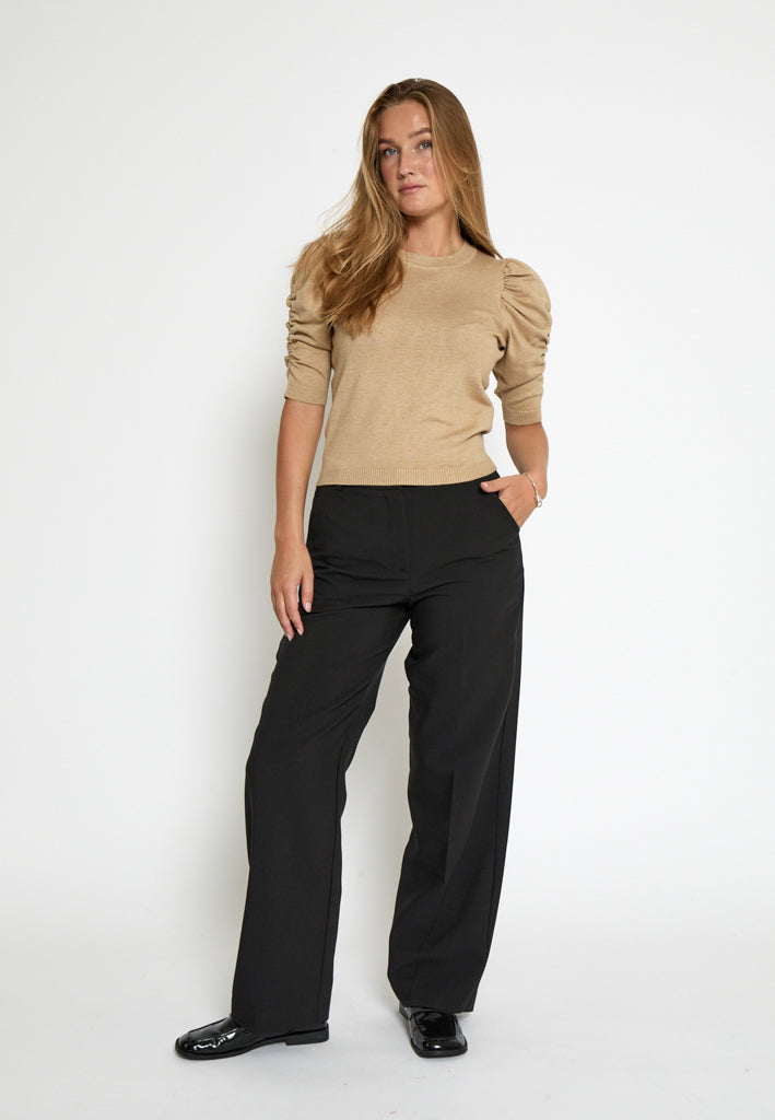 Minus MSSeana Knit T-Shirt T-Shirt 0312M Tan Melange