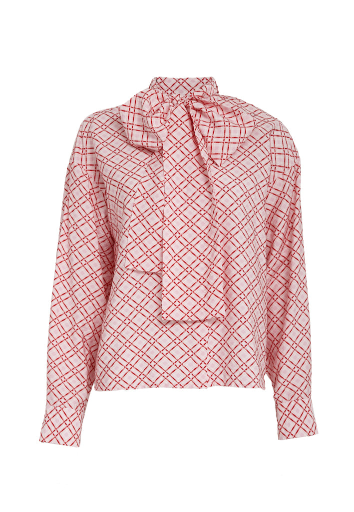 Minus MSSelvine Shirt Shirt 4019P Prism Pink Print