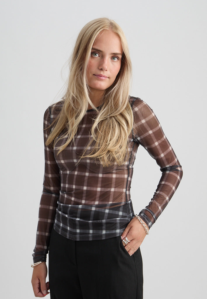 Minus MSStefine Long Sleeve Top Top 162 Frost Gray