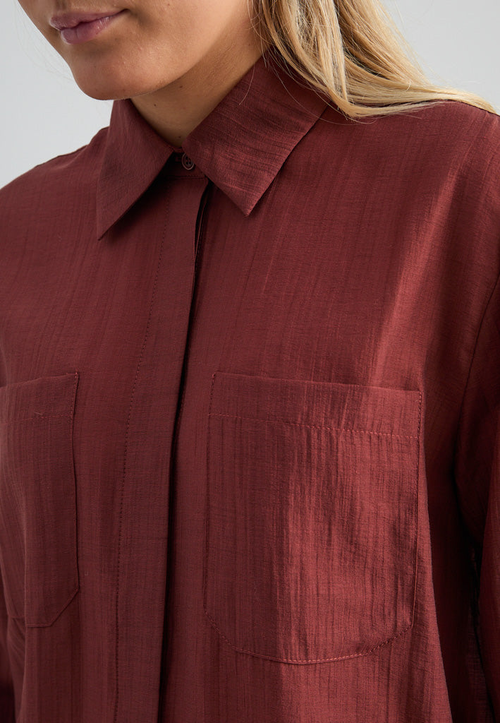 Minus MSStella Shirt Shirt 4009 Andorra Red