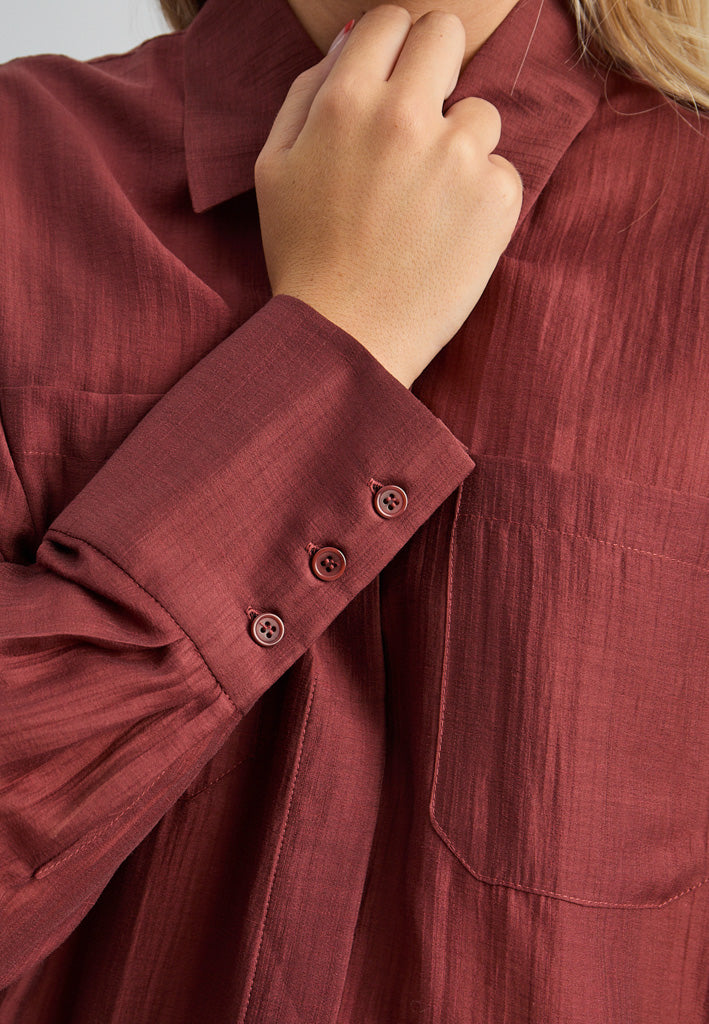 Minus MSStella Shirt Shirt 4009 Andorra Red