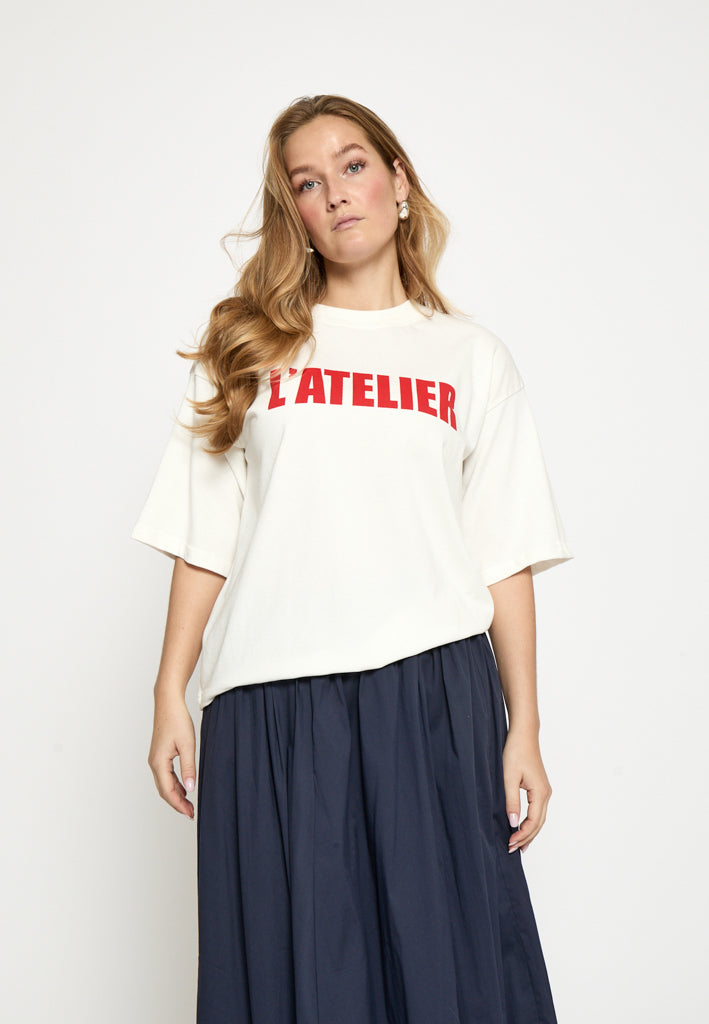 Minus MSStine T-Shirt T-Shirt 236 Cloud Dan/Red