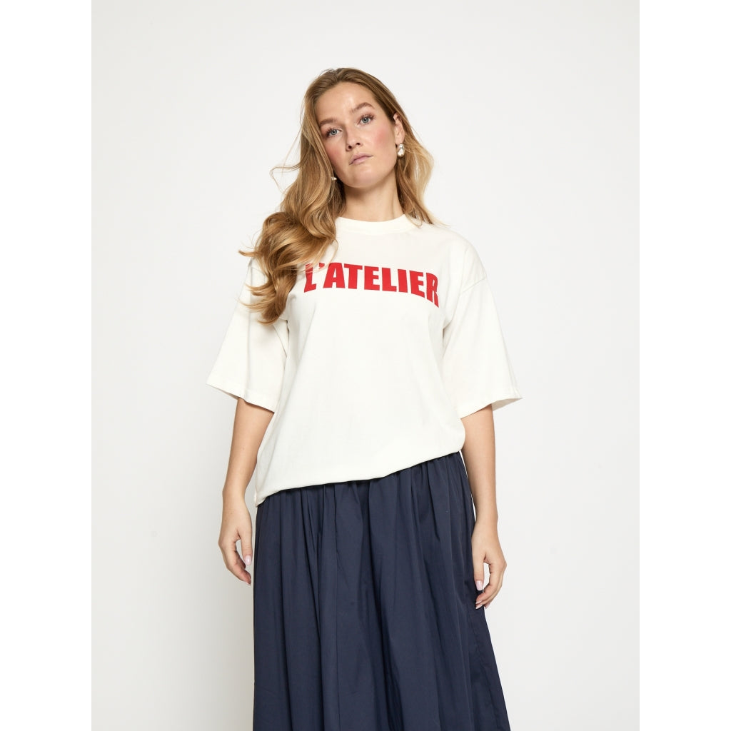 Minus MSStine T-Shirt T-Shirt 236 Cloud Dan/Red