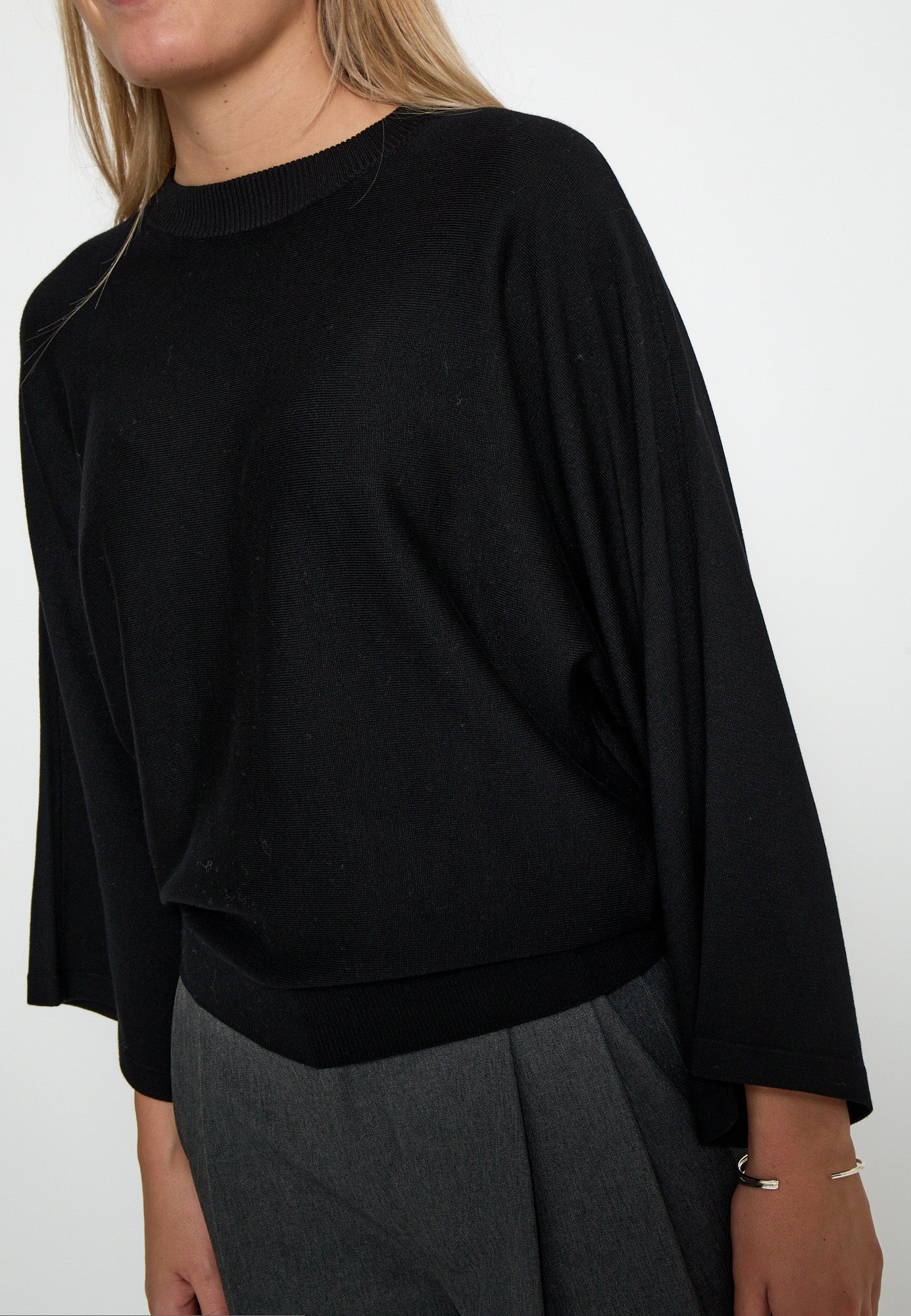 Minus MSTess Knit T-Shirt T-Shirt 100 Black