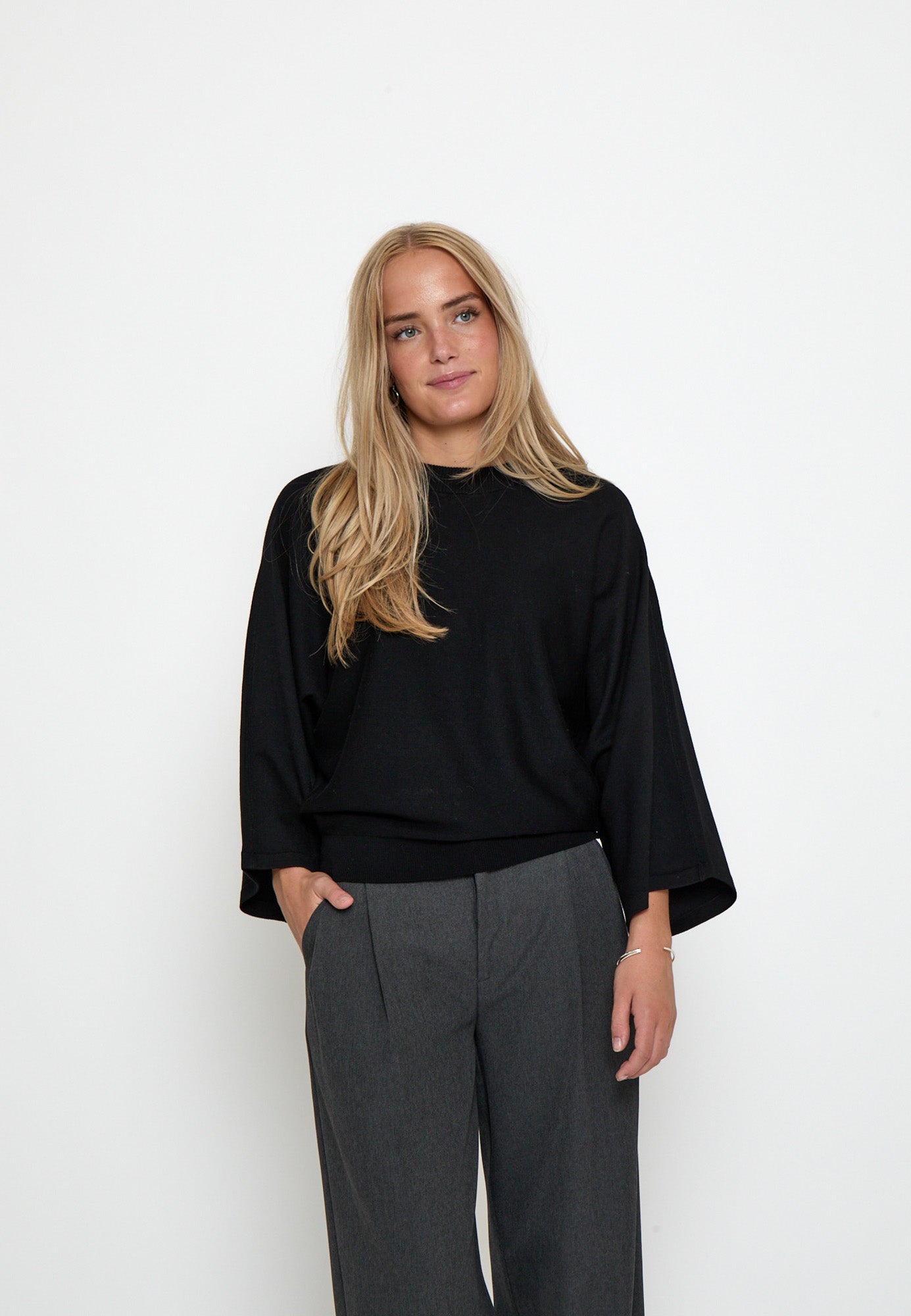 Minus MSTess Knit T-Shirt T-Shirt 100 Black