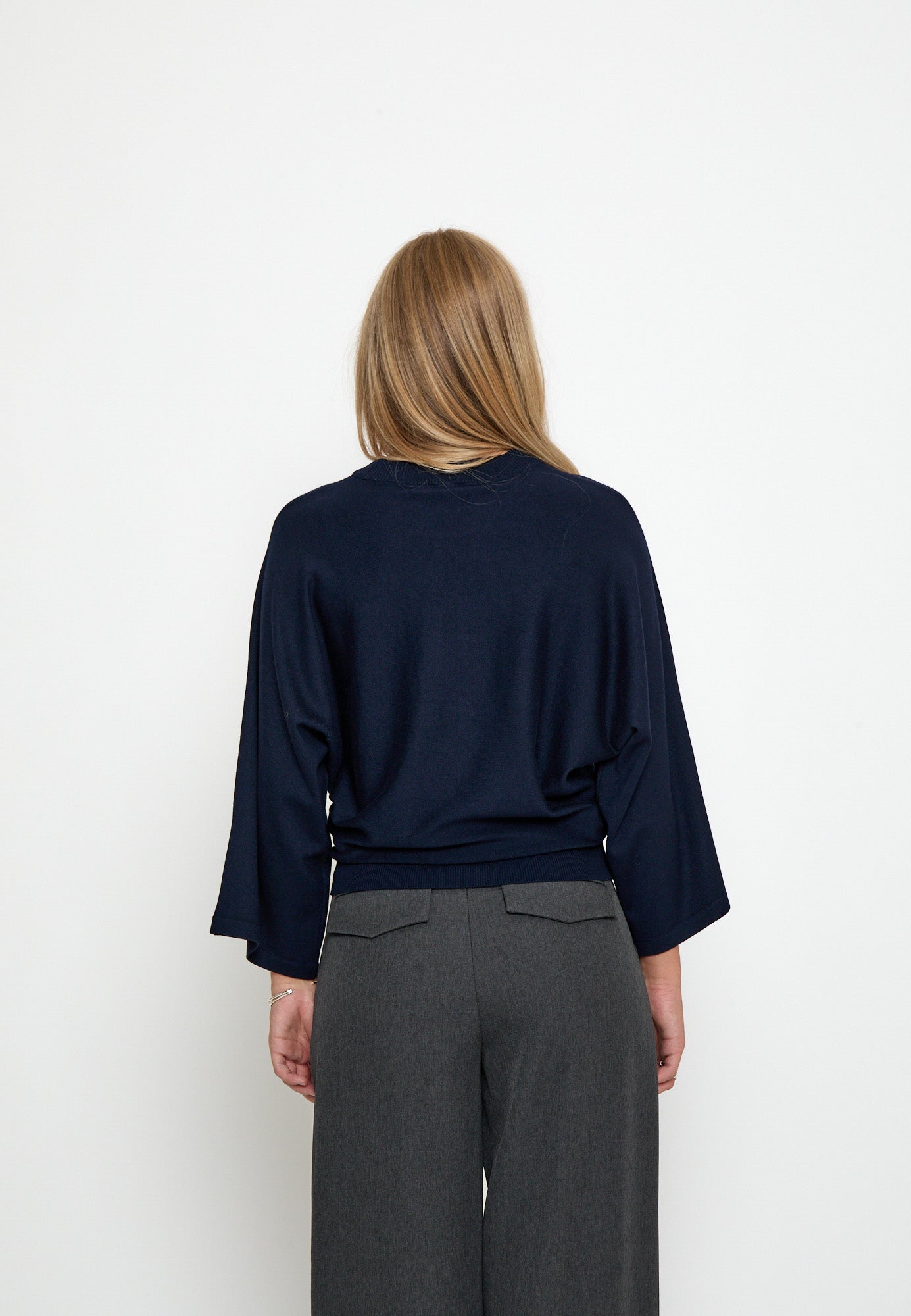 Minus MSTess Knit T-Shirt T-Shirt 542 Black Iris Solid
