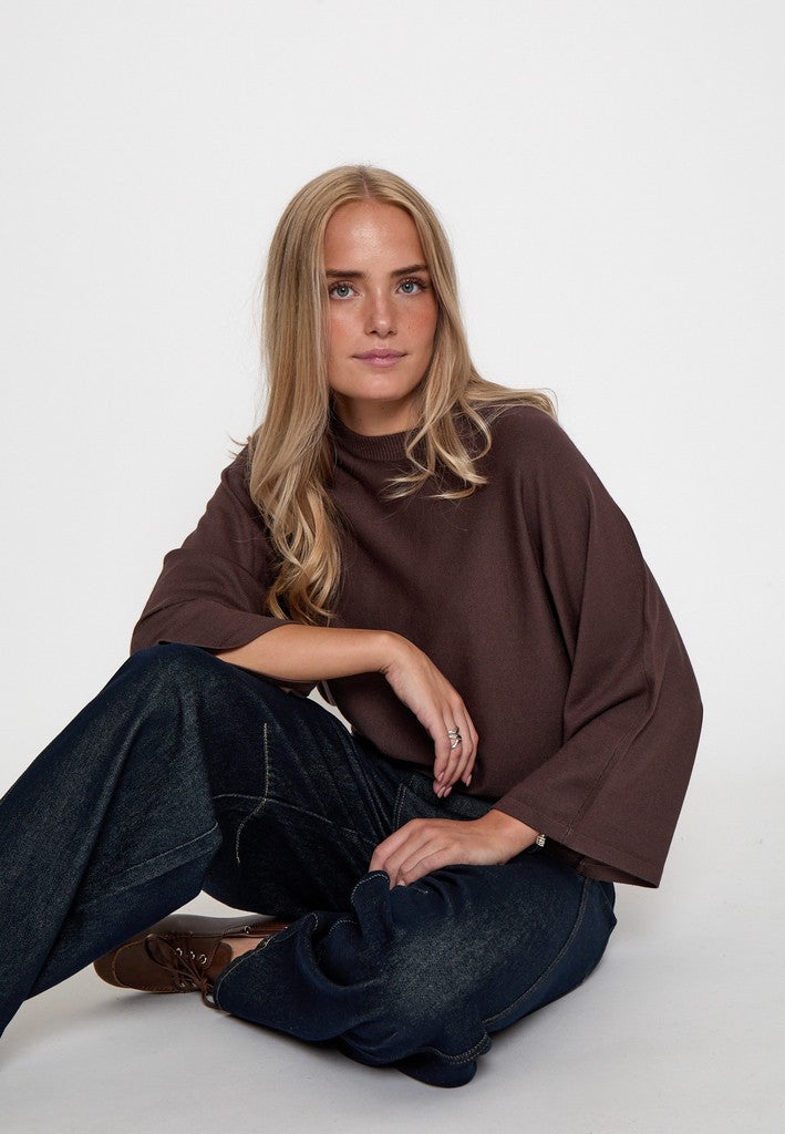 Minus MSTess Knit T-Shirt T-Shirt 5618 Bracken Brown