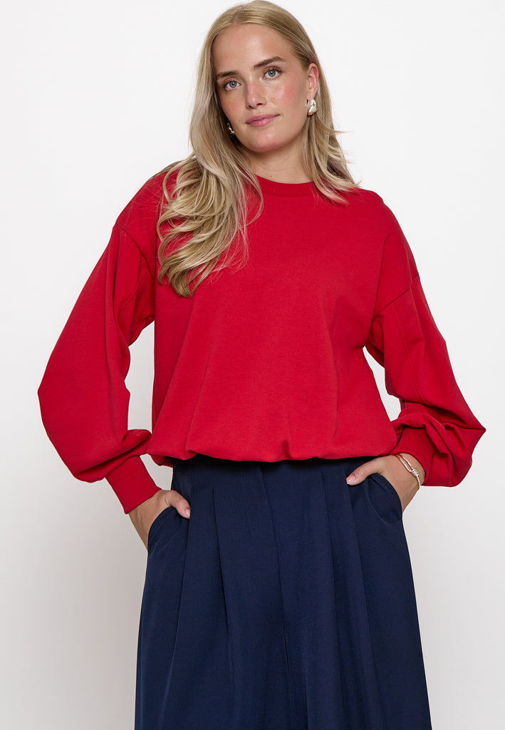 Minus MSTillea Sweat Sweatshirt 4089 Haute Red