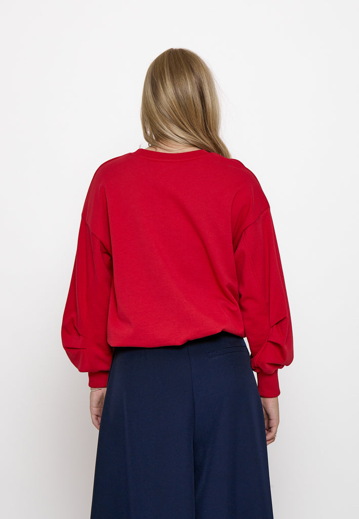 Minus MSTillea Sweat Sweatshirt 4089 Haute Red