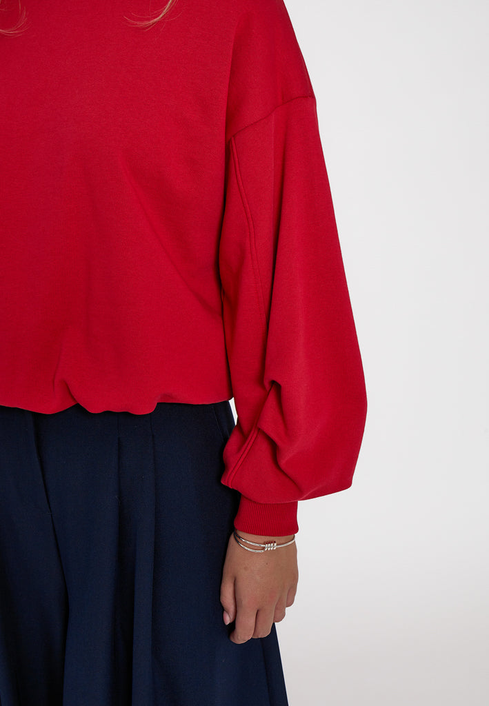 Minus MSTillea Sweat Sweatshirt 4089 Haute Red