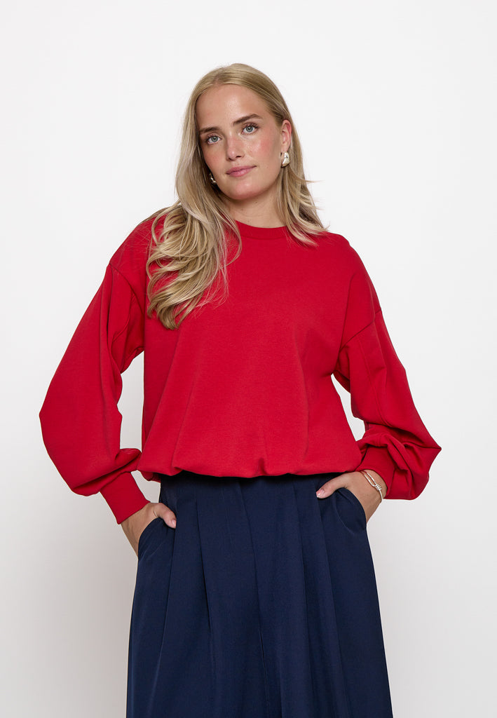 Minus MSTillea Sweat Sweatshirt 4089 Haute Red