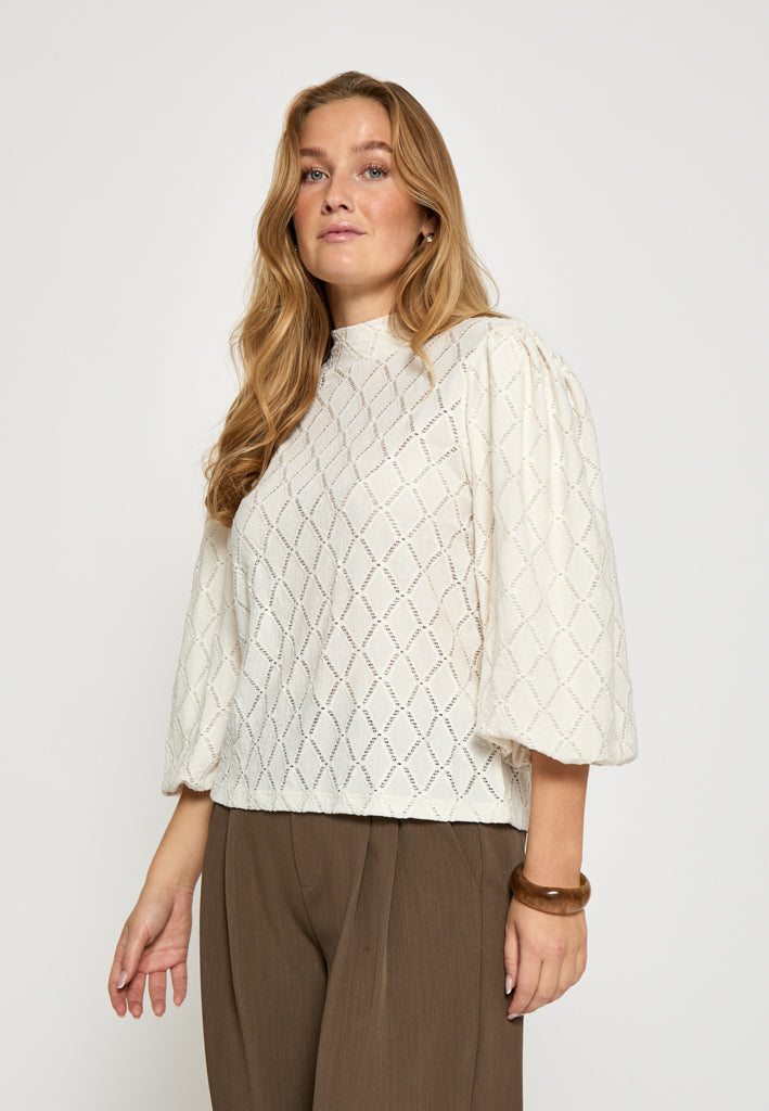 Minus MSTindera Blouse Blouse 235 Cloud Dancer