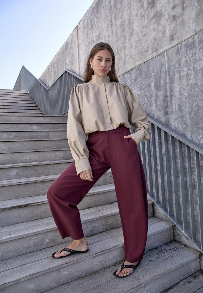 Minus MSTindra High Waist Pant Pant 4009 Andorra Red