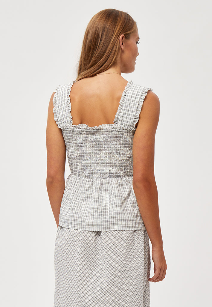Minus MSValencia Top Top 0001C White Checked
