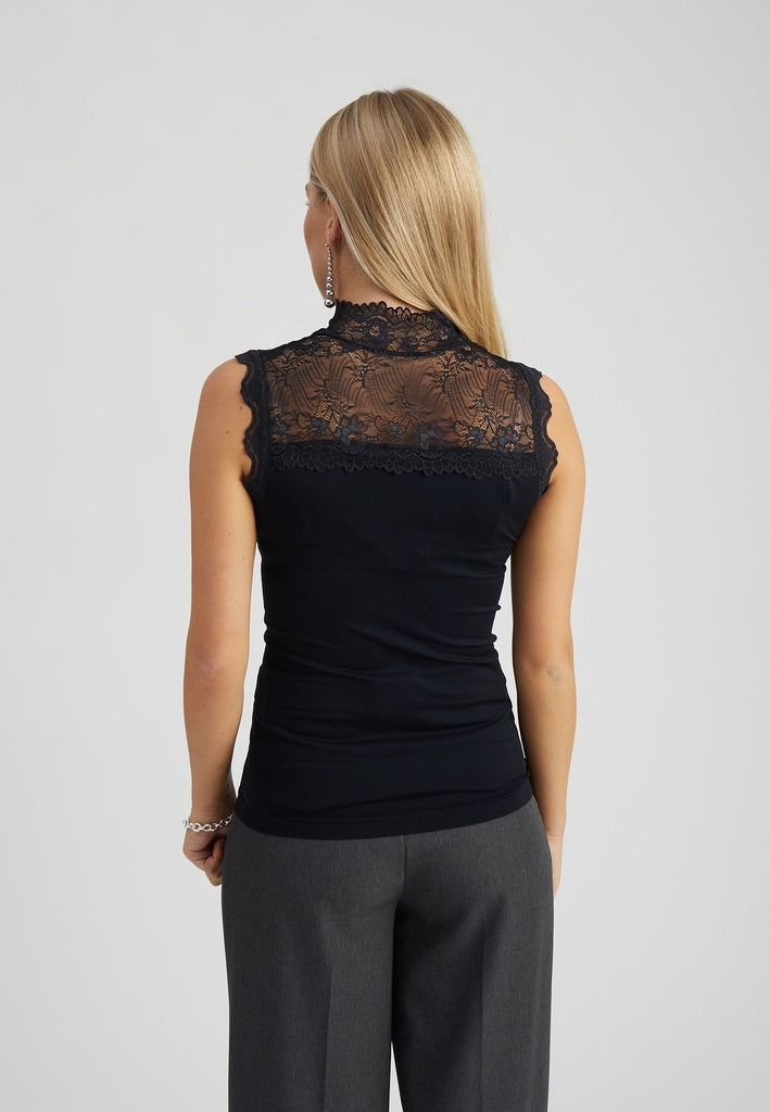 Minus MSVanessa High Neck Top 100 Black
