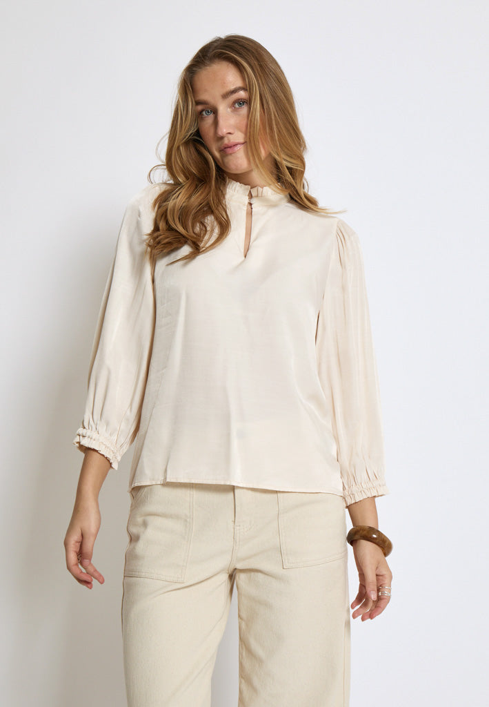 Minus MSVelly Blouse Blouse 0175 Light Birch