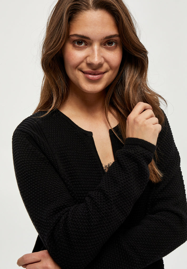 Minus MSVibe Cardigan Cardigans 100 Black