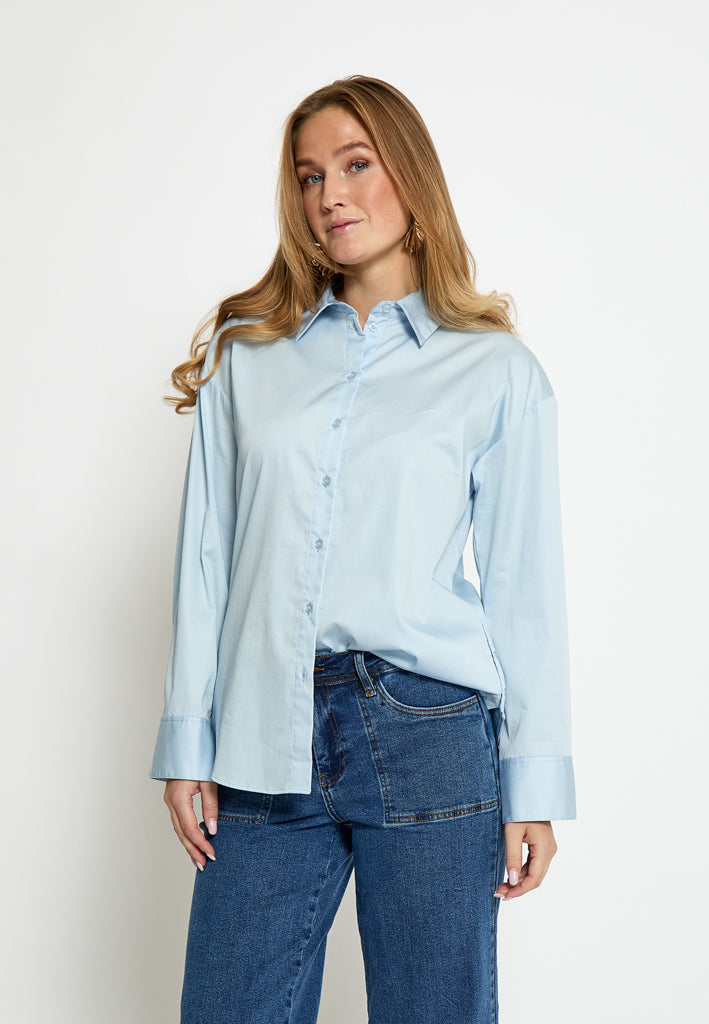 Minus MSVicky Oversize Shirt Shirt 2284 Skyway Blue