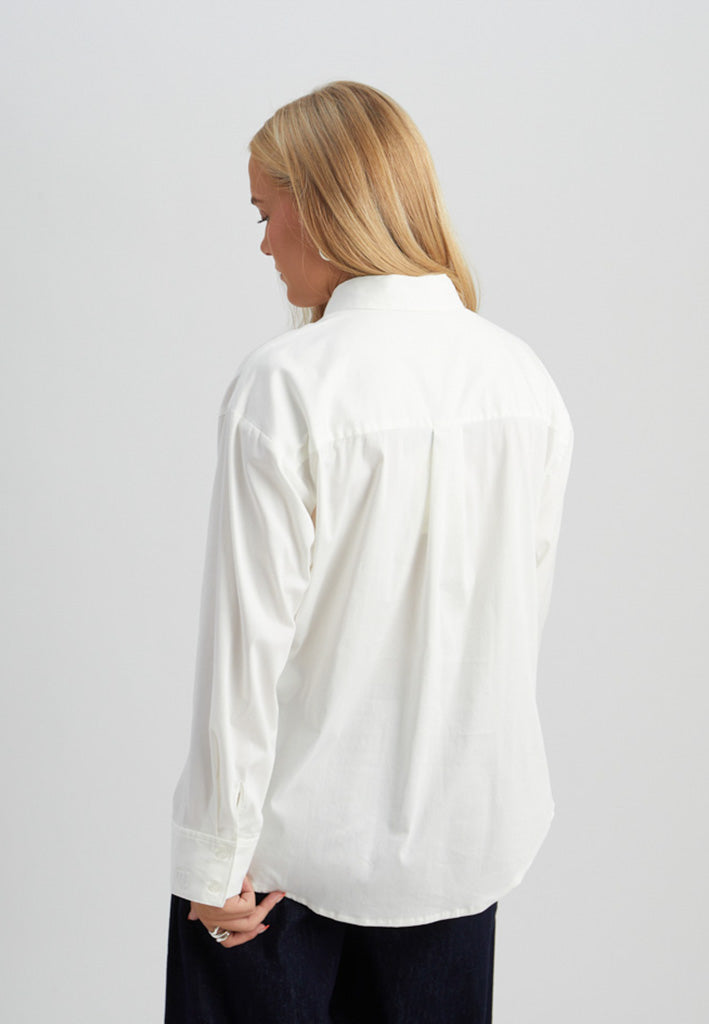Minus MSVicky Oversize Shirt Shirt 235 Cloud Dancer