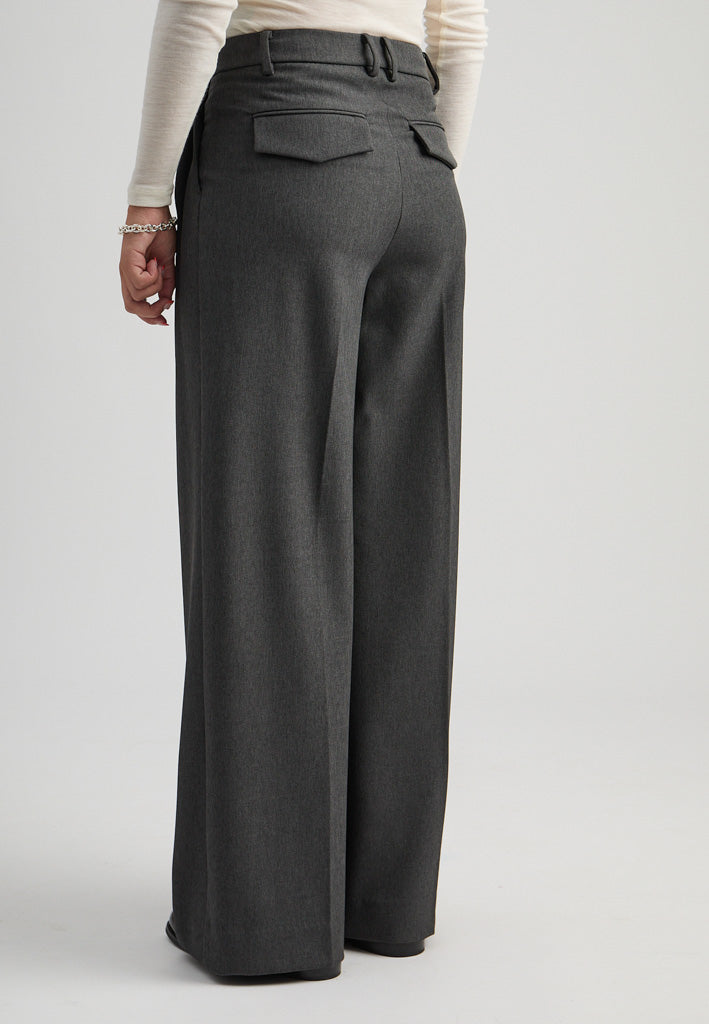 Minus MSVivianne Mid Waist Pant Pant 129 Dark Grey