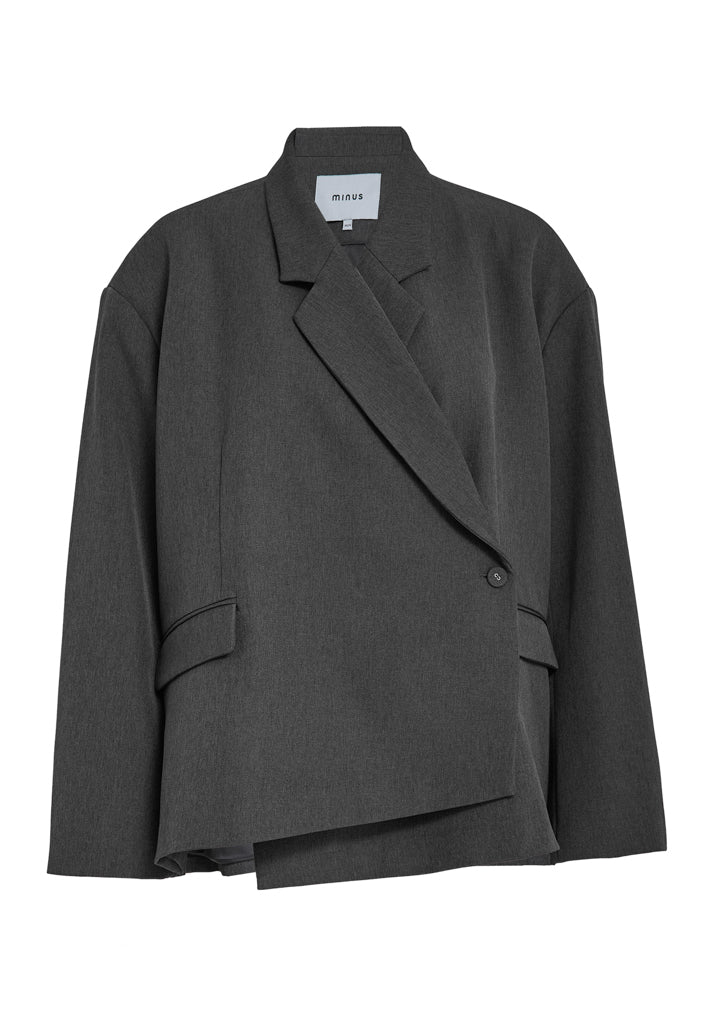Minus MSVivianne Oversize Blazer Blazer 129 Dark Grey