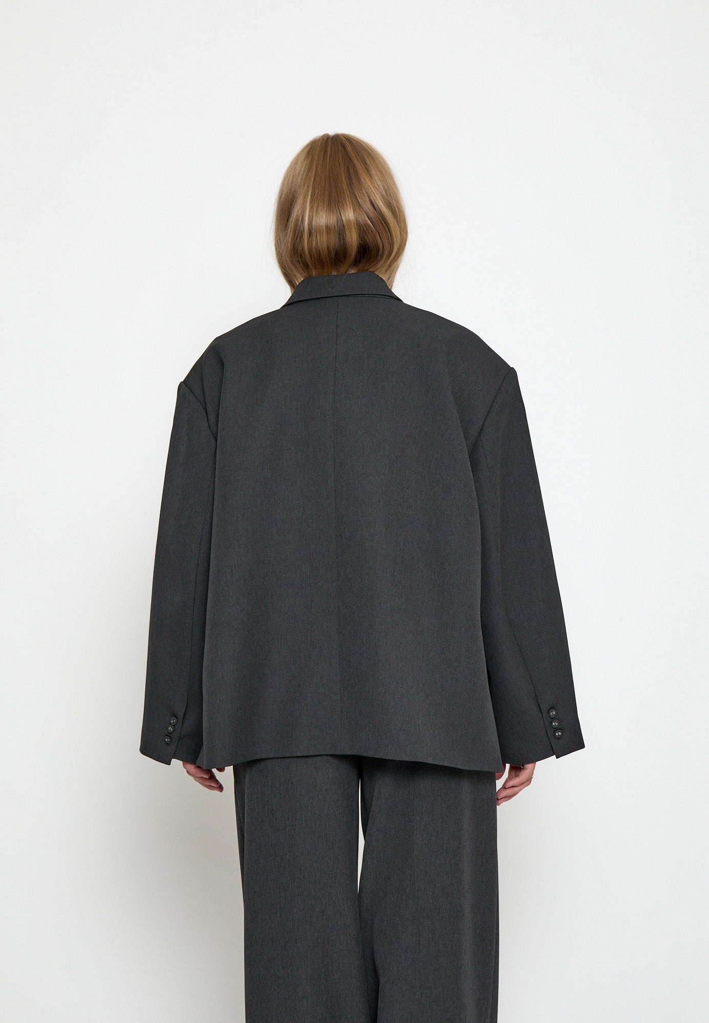 Minus MSVivianne Oversize Blazer Blazer 129 Dark Grey