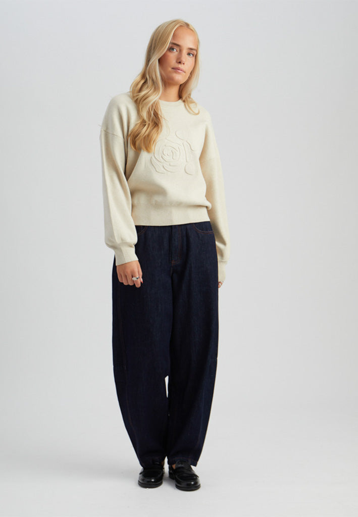 Minus MSZelia Knit Pullover Pullover 9015 Sand Gray
