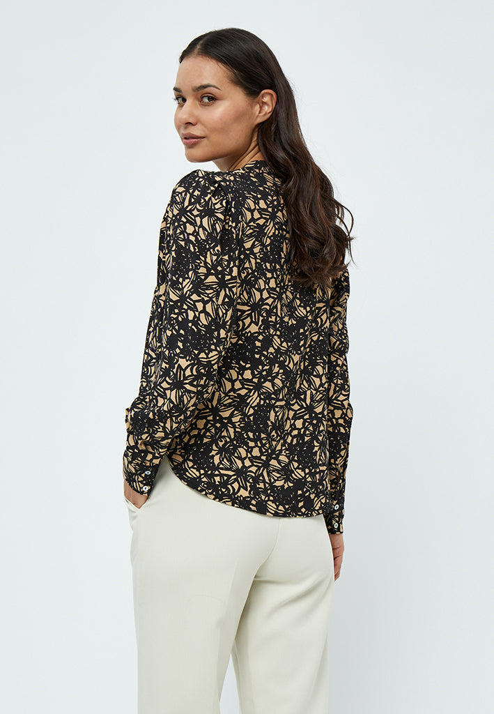 Peppercorn Malene Blouse Blouse 9000P Black Print