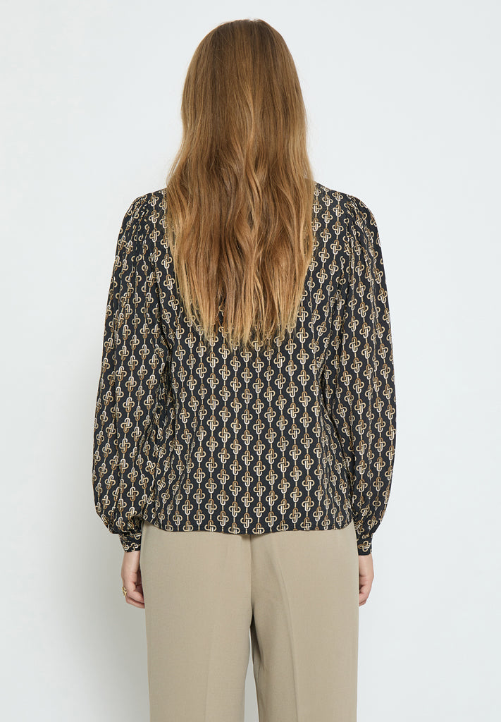 Minus Marceline Shirt Shirt 4043P Nomad Sand Print