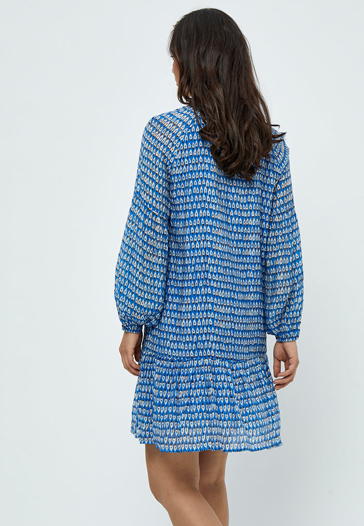 Peppercorn Marika Hensley Dress Dress 2993P Marina Blue Print