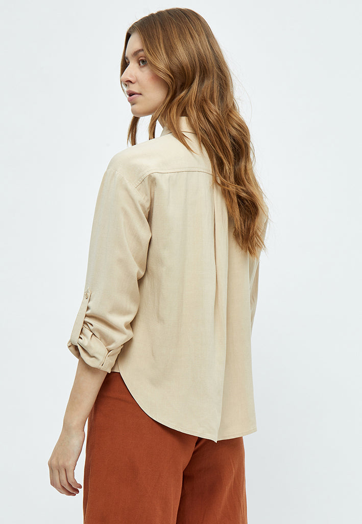 Peppercorn Marniella Long Sleeve Shirt Shirt 0273 Warm sand