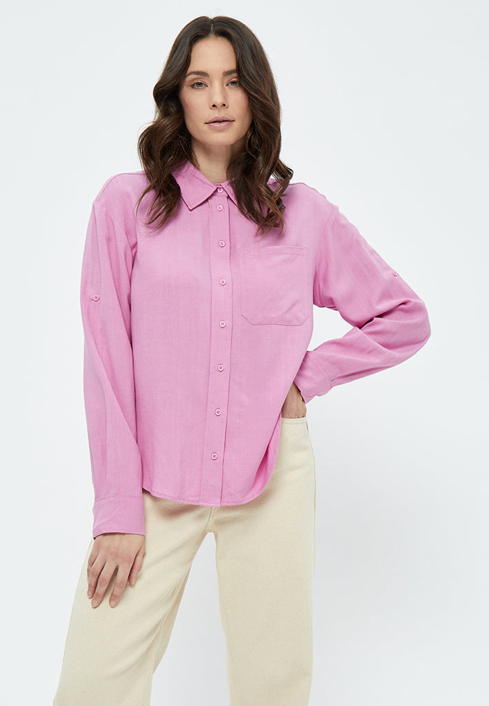 Peppercorn Marniella Long Sleeve Shirt Shirt 4018 Fuchsia Pink