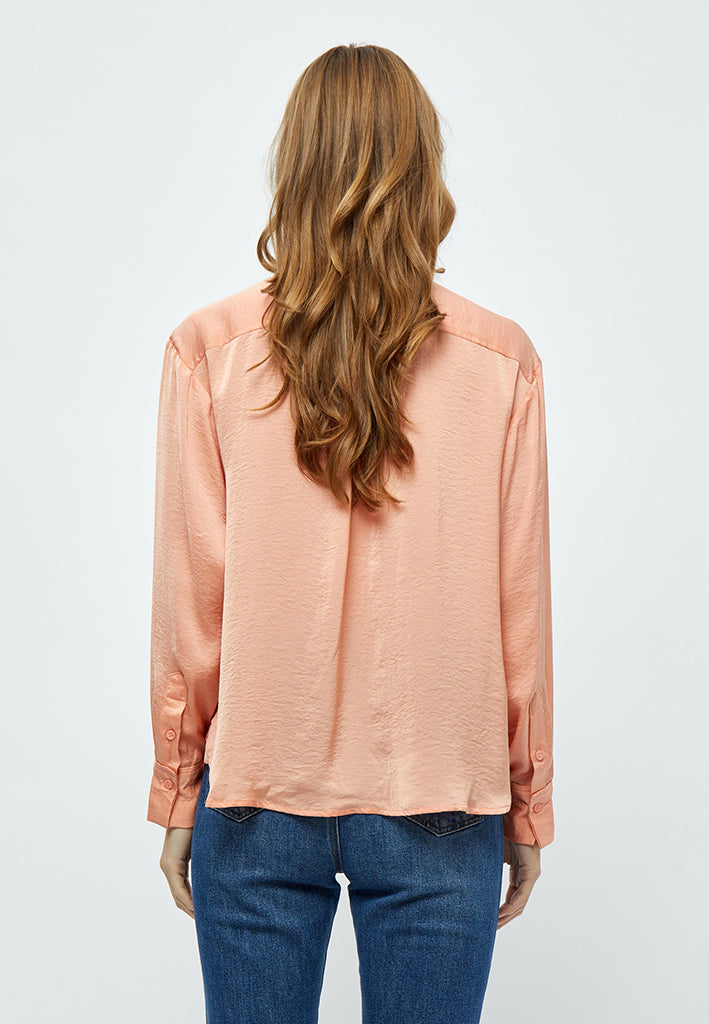 Peppercorn Martina Long Sleeve Shirt Shirt 0928 Canyon Sunset Peach