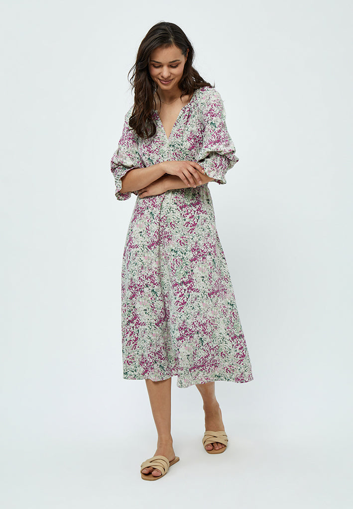 Peppercorn Marva Dress Dress 3254P Green Mint Print