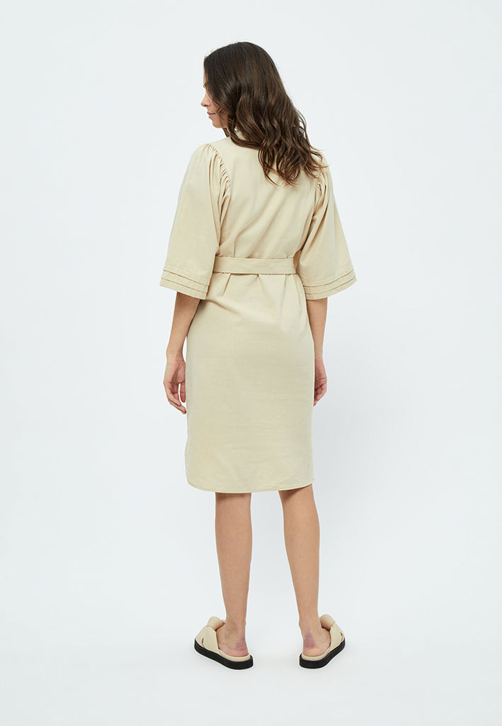 Peppercorn Melonie Bell Sleeve Dress Dress 0273 Warm sand