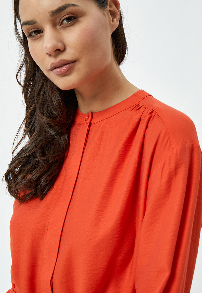 Peppercorn Mirinda Harmonia Shirt Dress Dress 6722 Intense Orange