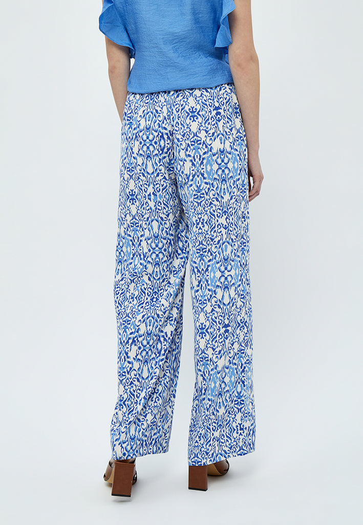 Peppercorn Nicoline Pants Pant 2993P Marina Blue Print